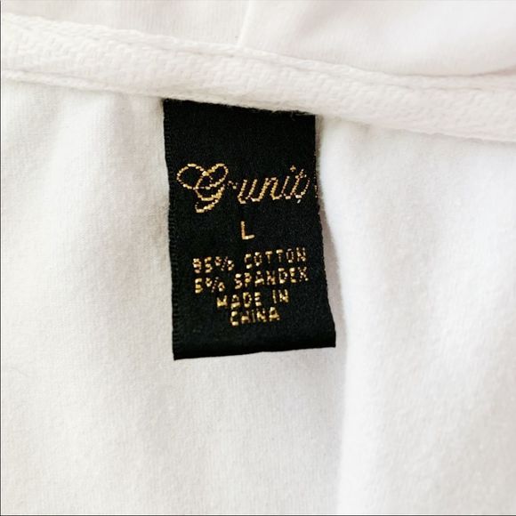🌺 3 FOR 95 🌺 Vintage G-Unit Stretchy White shortsleeved Jacket - Picture 11 of 13
